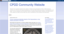 Desktop Screenshot of cpddblog.com